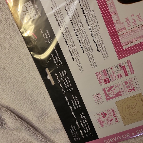 Mambikit breast cancer survivor pink scrapbook kit NEW - Picture 5 of 8